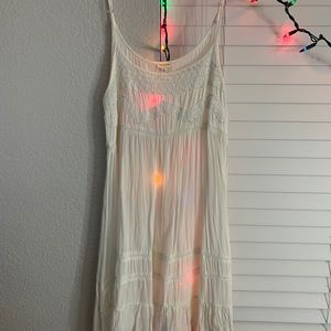 CREME sundress with detailing